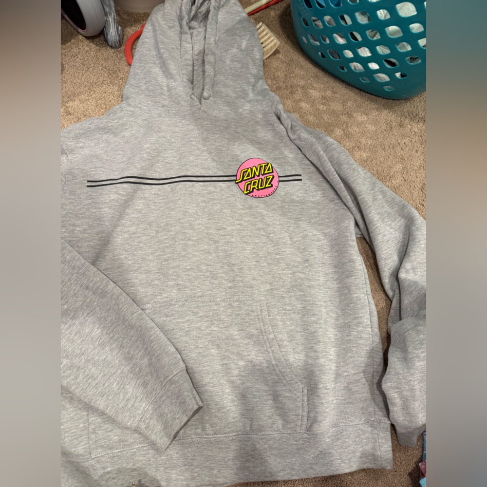 Santa Cruz Light Gray Hoodie
